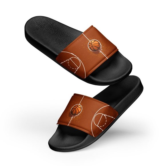 Basketball Court-All-Star Slide Sandals (Customizable) - Picture 7 of 8